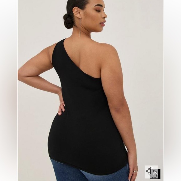 Torrid Size 1 One Shoulder Tank Top - Picture 2 of 4